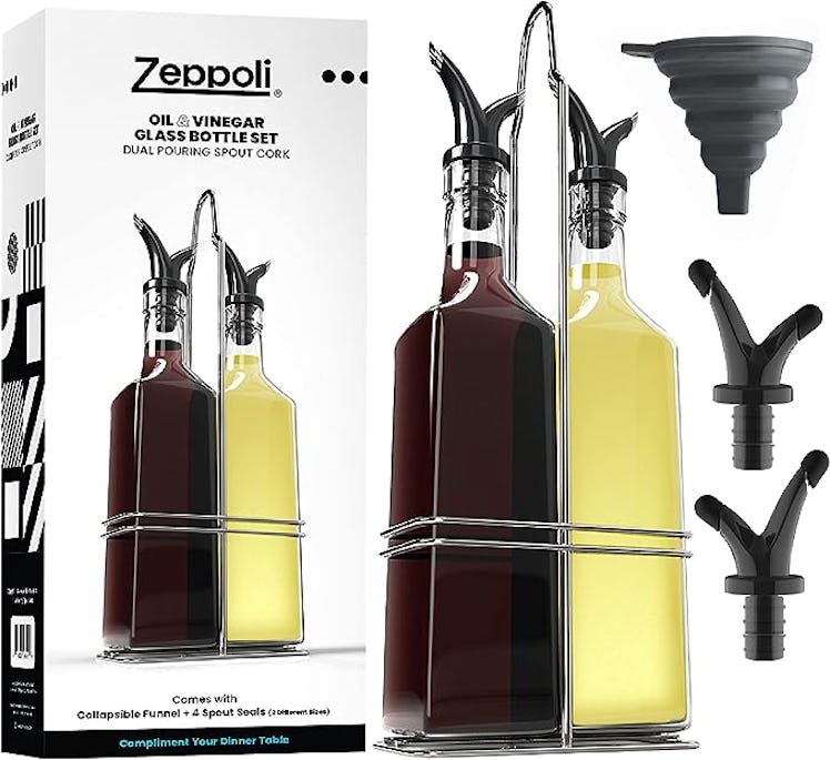 Zeppoli Oil and Vinegar Bottle Set