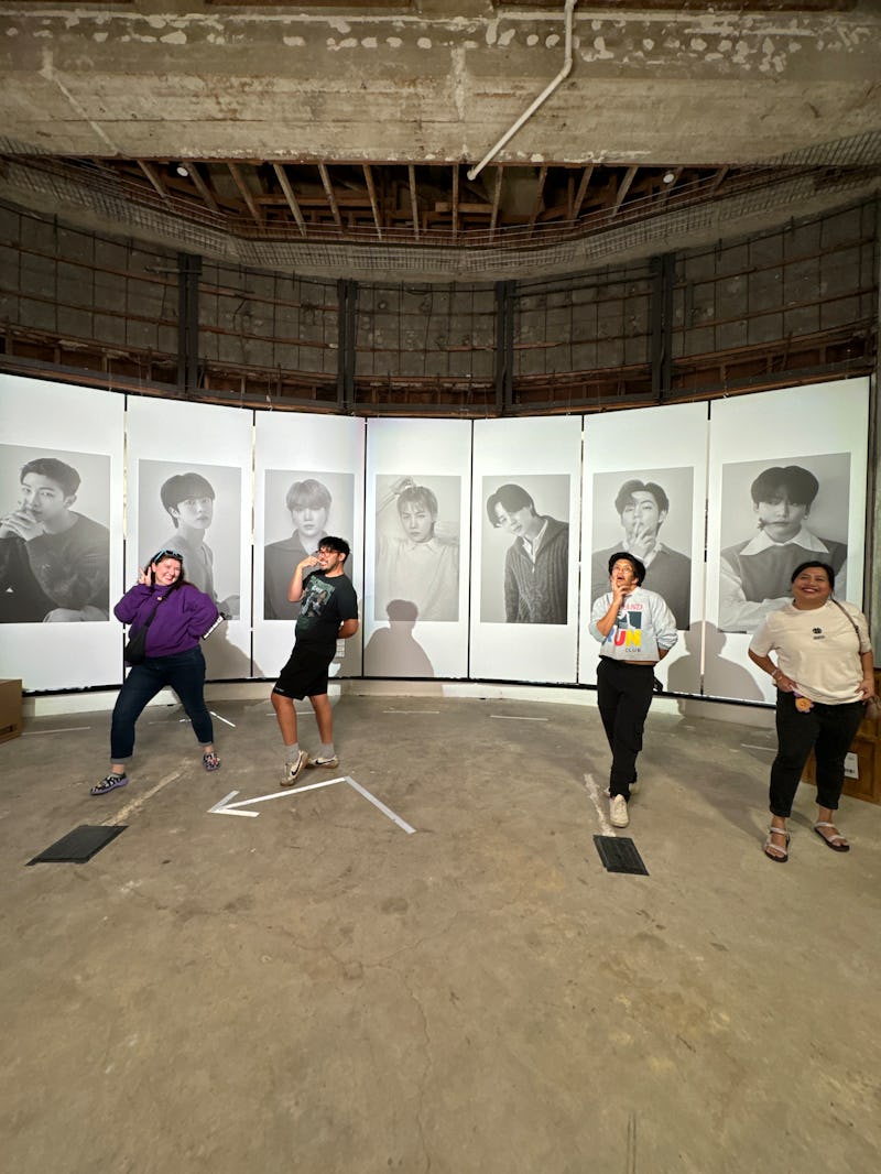 I went to the BTS pop-up in Los Angeles with ARMY friends. 