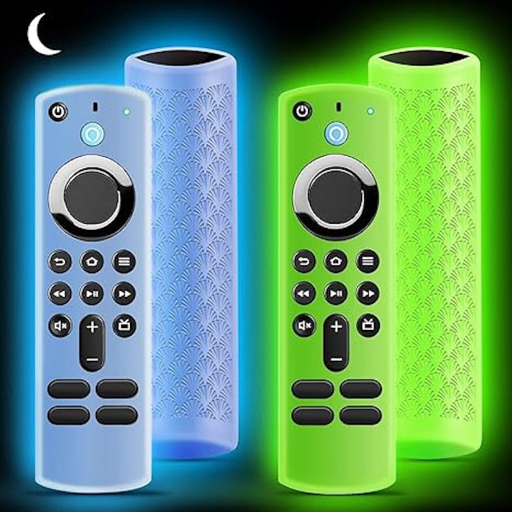 OneBom Glowing Silicone Remote Covers (2-Pack)