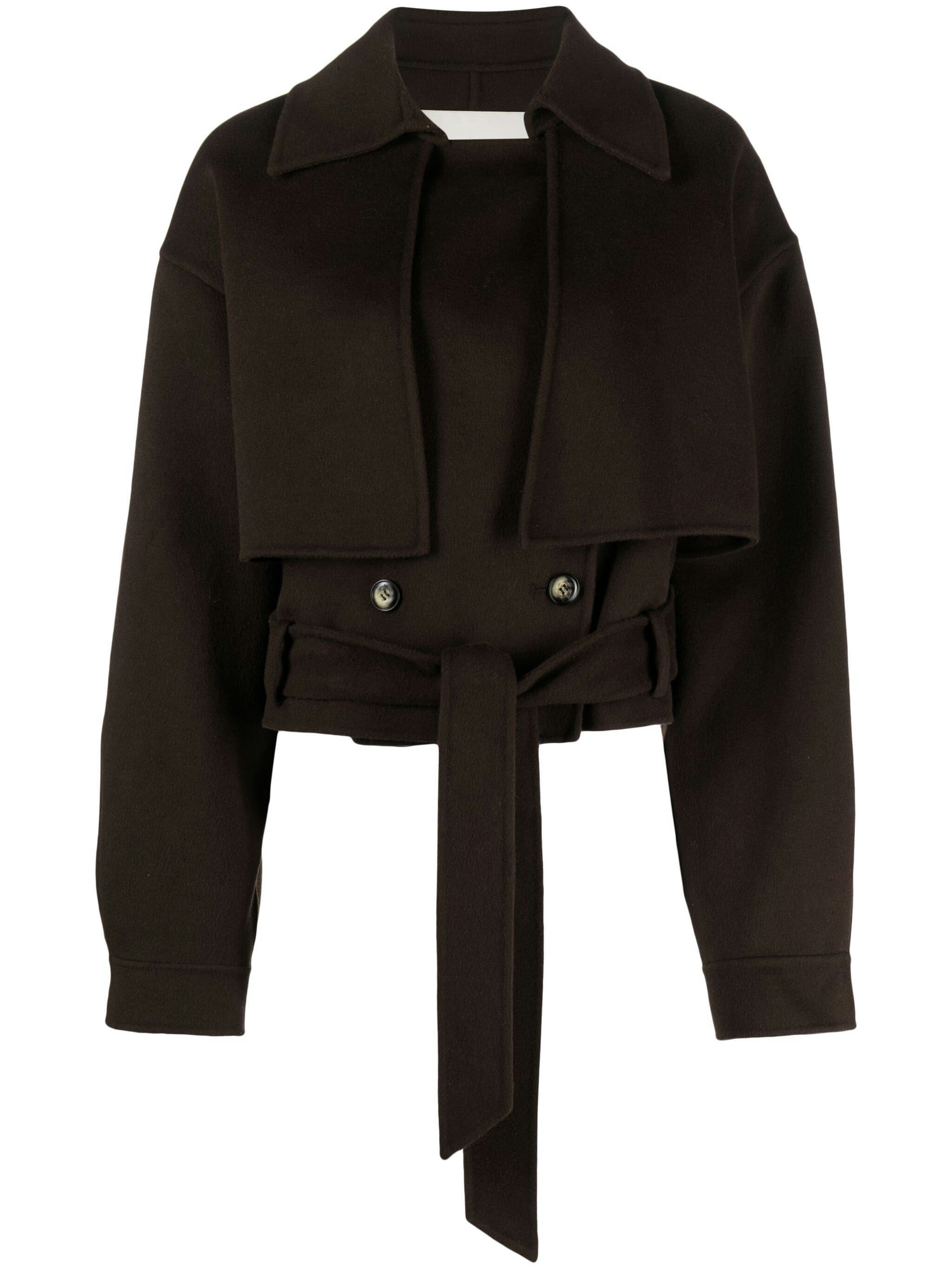 The Cropped Trench Coat Is A Must-Have All Year Long