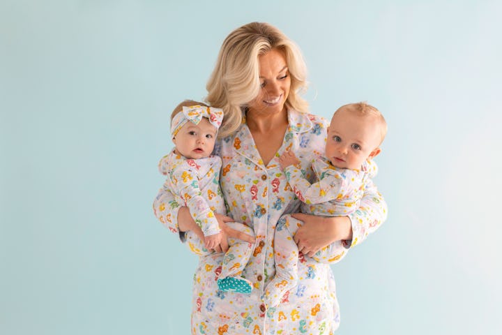 Bamboo Baby Pajamas Posh Peanut Boys' Buddy Dinosaur Footie Baby