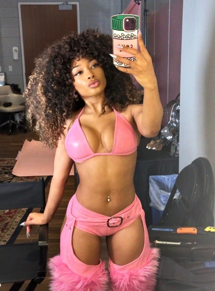 Megan thee stallion selfie.