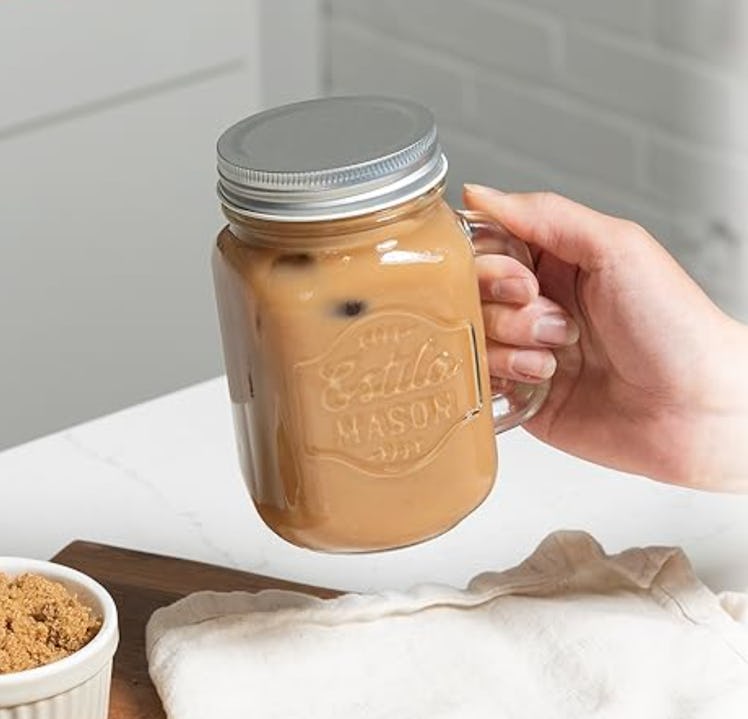 Estilo Mason Jar Mugs (6-Pack)