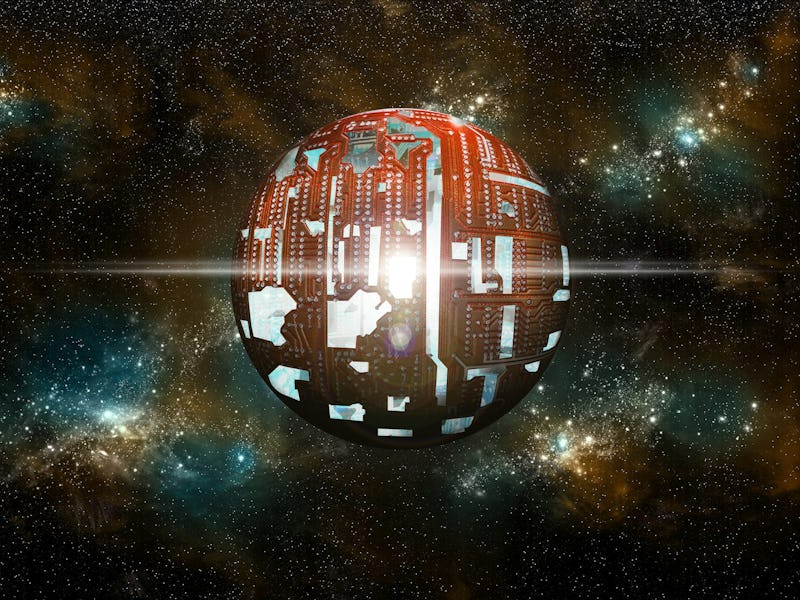 Artist’s impression of a Dyson sphere.