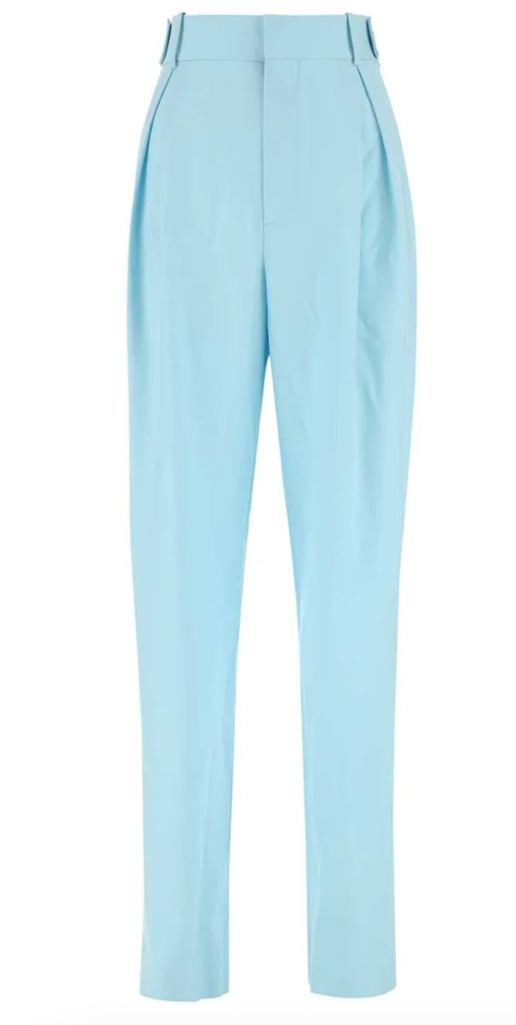 baby blue trousers
