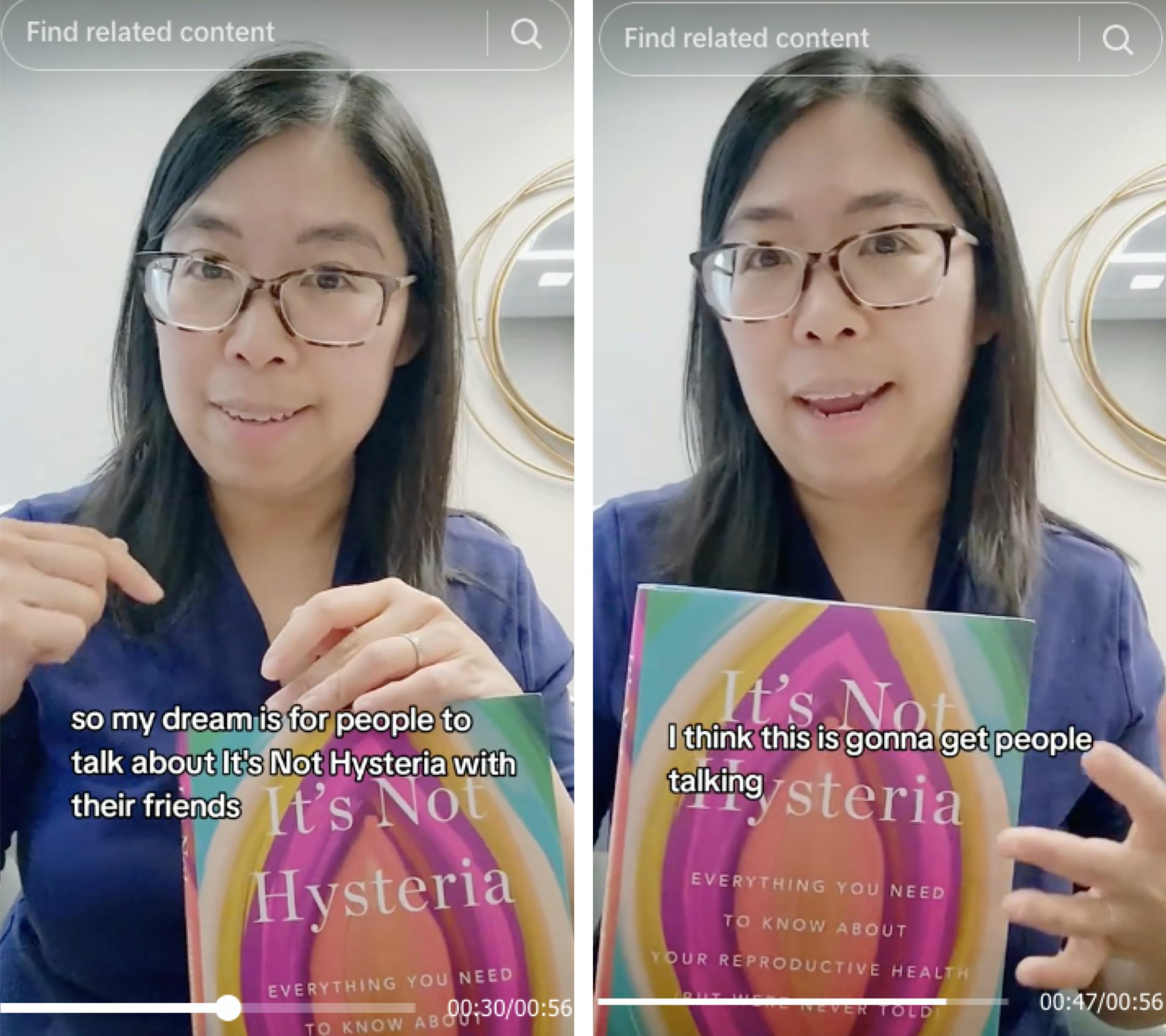 Dr Karen Tang holds her new book, &lsquo;It&rsquo;s Not Hysteria.'