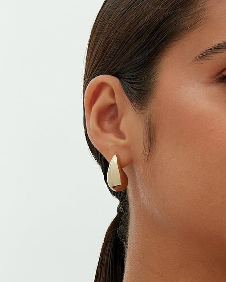 PAVOI 14K Gold Plated Teardrop Earrings