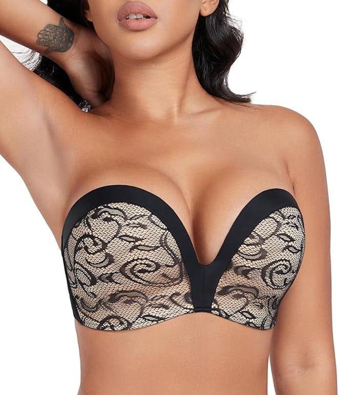 DotVol Custom Lift Strapless Push-Up Bra