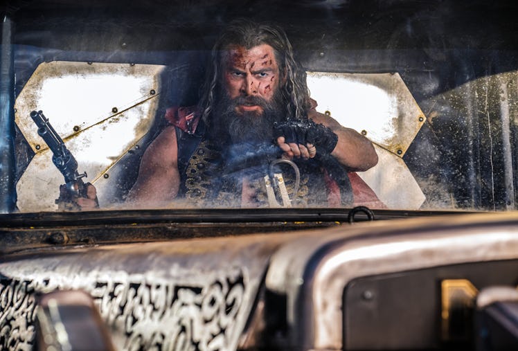 Chris Hemsworth as Dementus in Furiosa: A Mad Max Saga