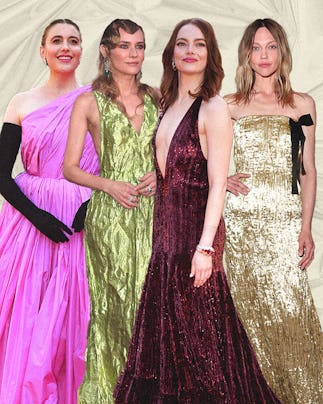 Greta Gerwig, Diane Kruger, Emma Stone, Sasha Pivovarova at the 2024 Cannes Film Festival.