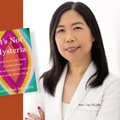 Dr Karen Tang with her new book about women's health, 'It's Not Hysteria.'