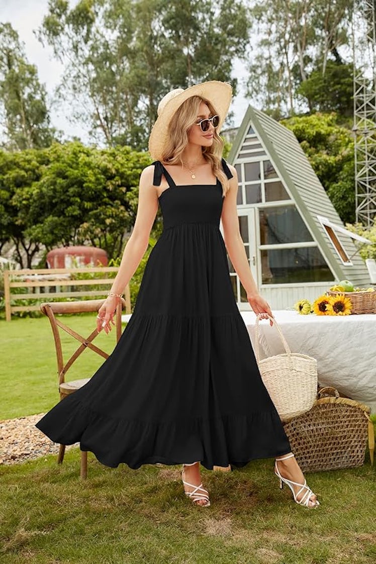 kinstell Square Neck Maxi Dress