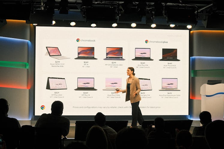 Tons of new 2024 Chromebook Plus devices to choose from.
