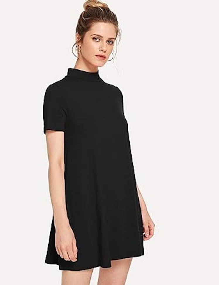 Milumia Mock Neck T-Shirt Dress 