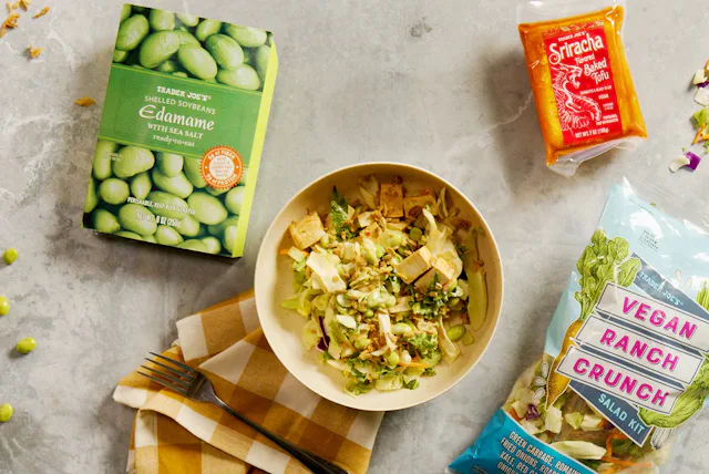 Trader Joe's offers many salad kits, including the popular Vegan Ranch Crunch Salad Kit.