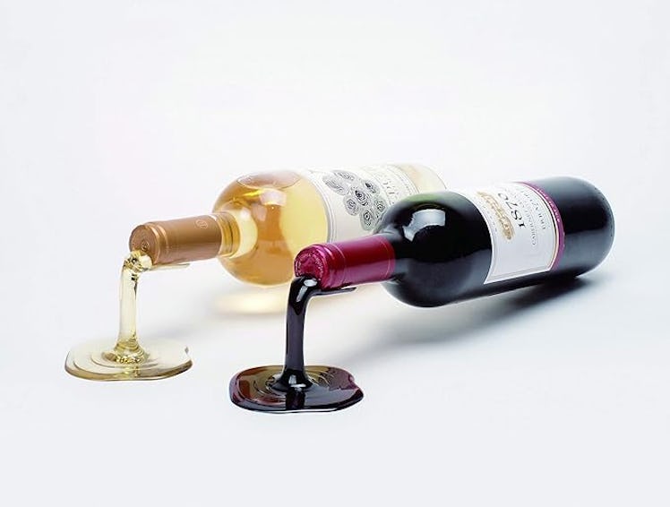 Beyond123 Spilled Wine Bottle Holder (Set Of 2)