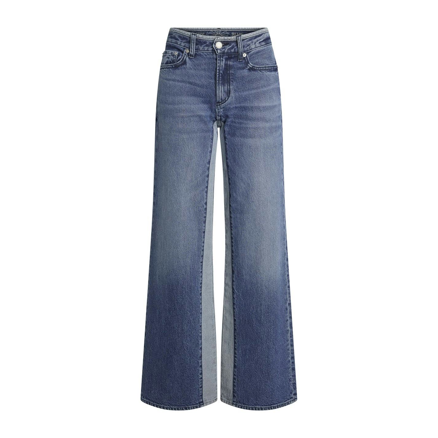 【BOK PLACE】Side button summer long wide denim pants BOK PLACE】Side button summer long wide denim pants Huntley