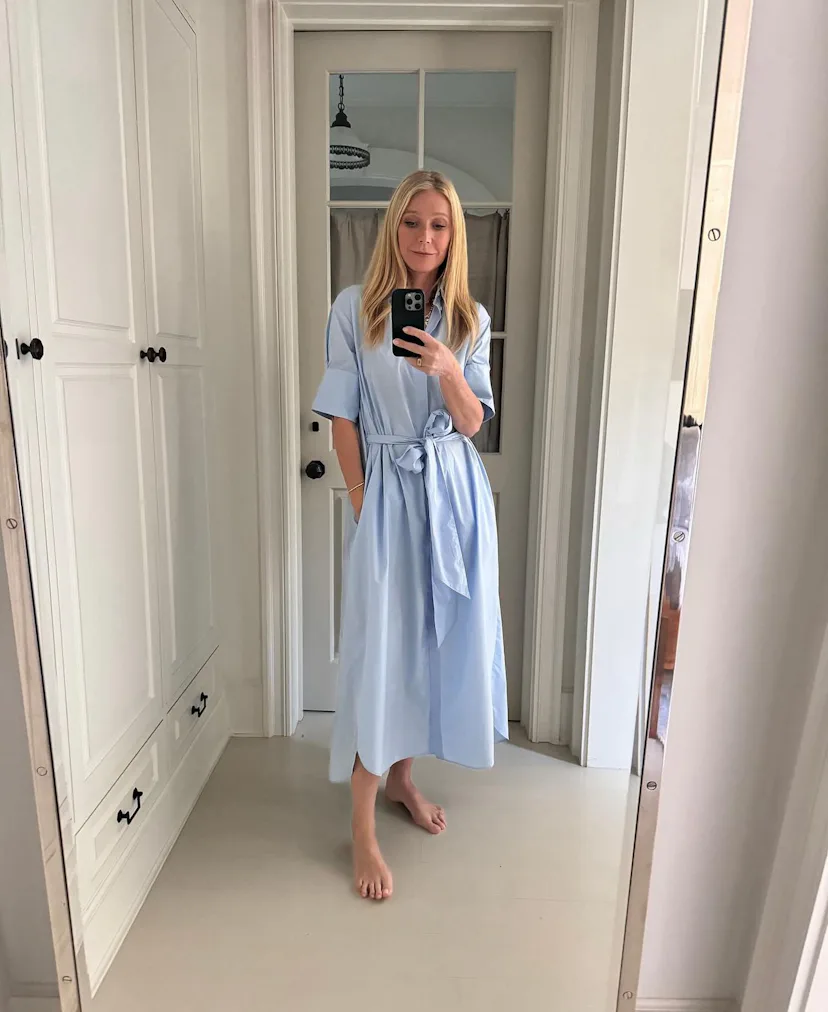 celebrity shirt dress Celebrities Are Giving Shirt Dresses A Luxury Makeover This Summer