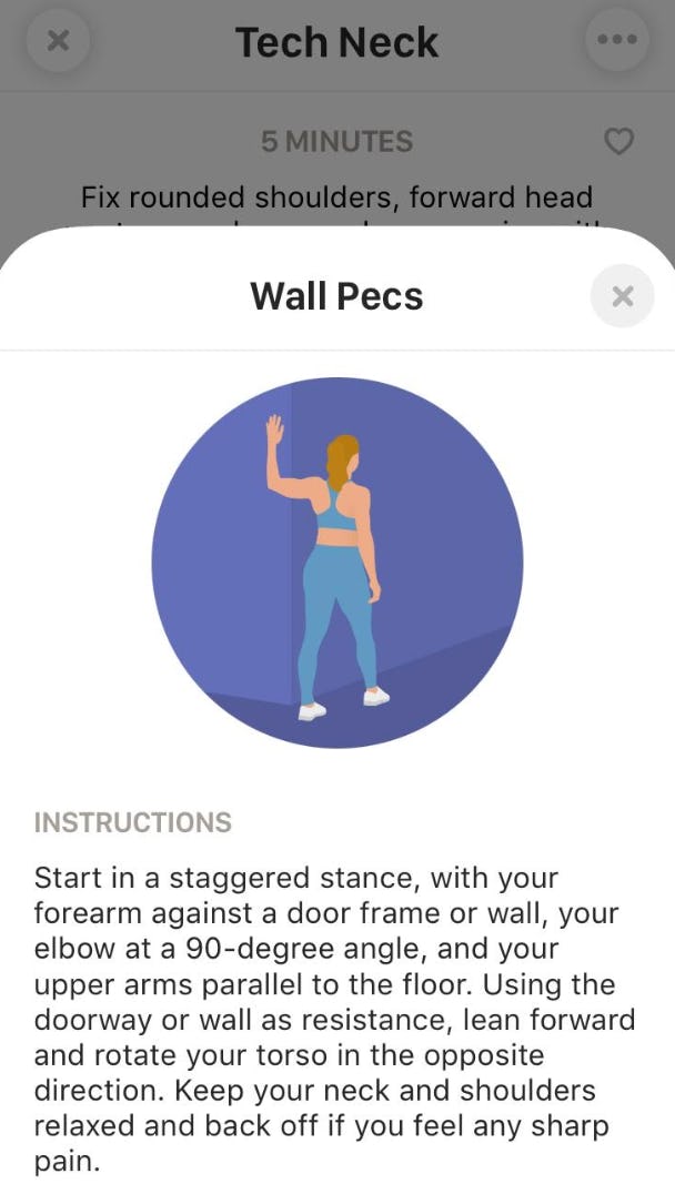 Bend app is helping me fix my tech neck and poor posture.