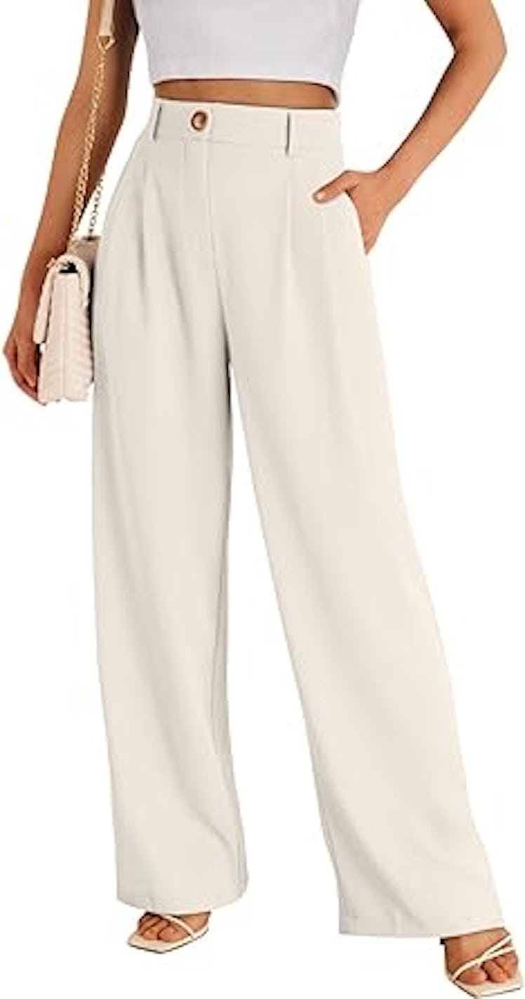 LILLUSORY Wide-Leg Dress Pants