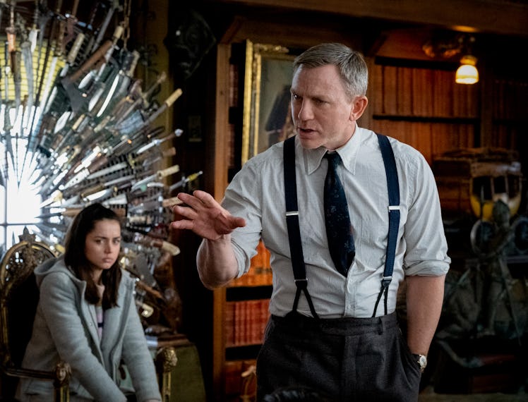 Ana de Armas and Daniel Craig in Knives Out