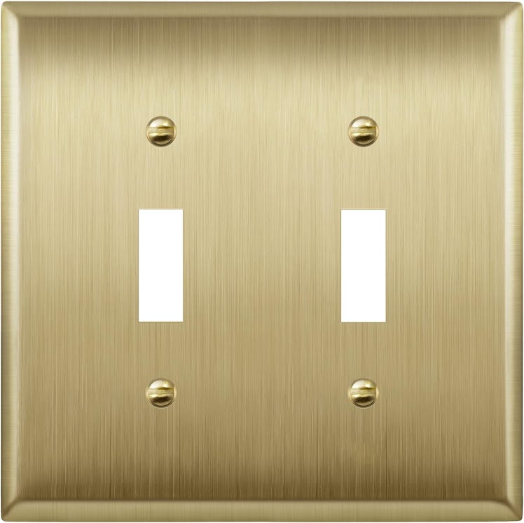 LIDER Toggle Light Switch Metal Wall Plate