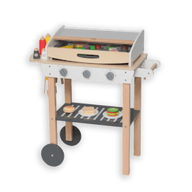 Wooden Grill Playset
