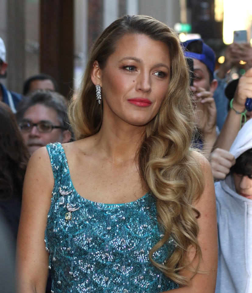 Blake Lively outside of Tiffany & Co. in New York City