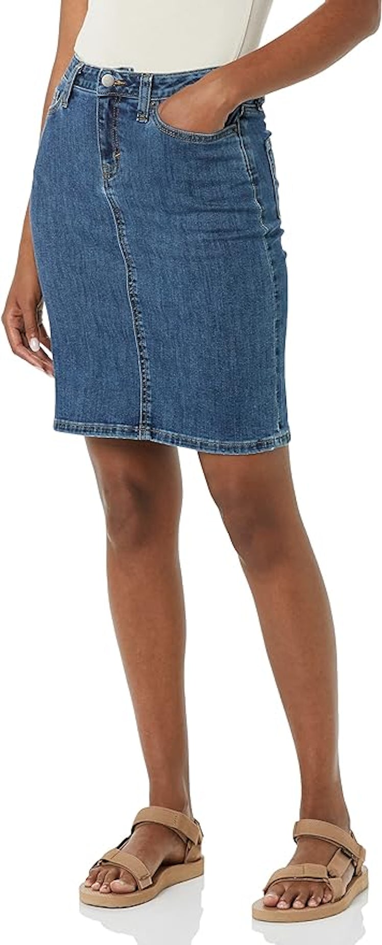 Amazon Essentials Classic 5-Pocket Denim Skirt