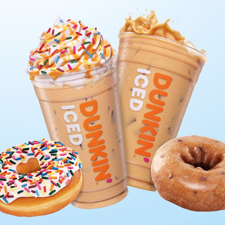 Dunkin's summer 2024 menu has donut-flavored coffees and lattes. 