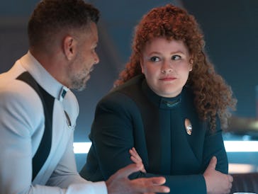 Wilson Cruz as Dr. Culber and Mary Wiseman as Tilly in 'Star Trek: Discovery' Season 5.