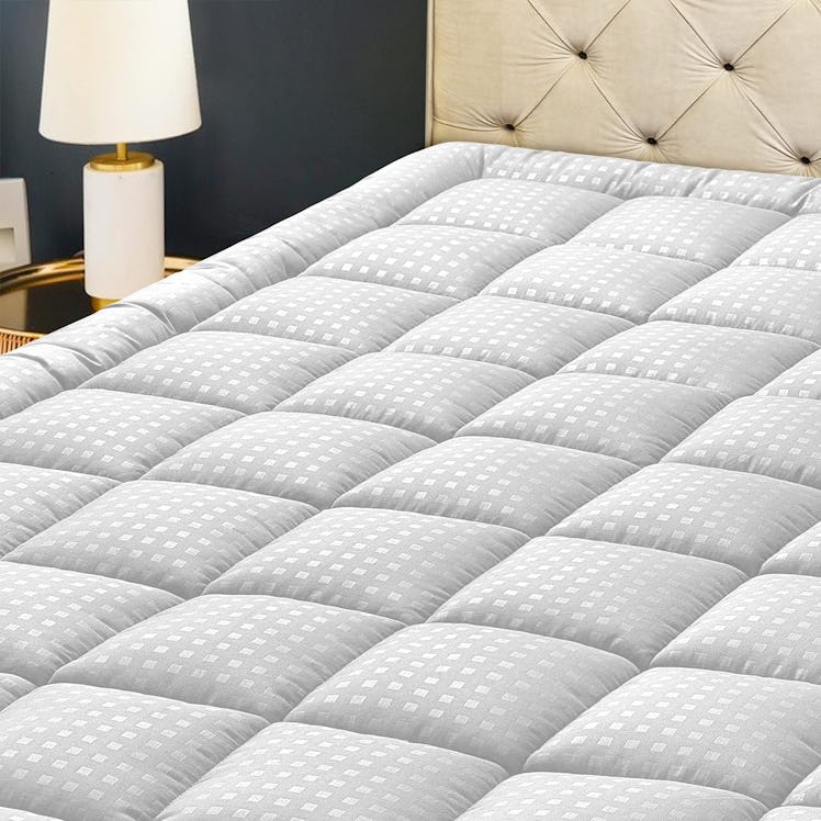 HYLEORY Quilted Queen Mattress Pad