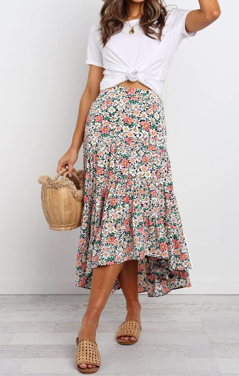 PrettyGarden A Line Maxi Skirt