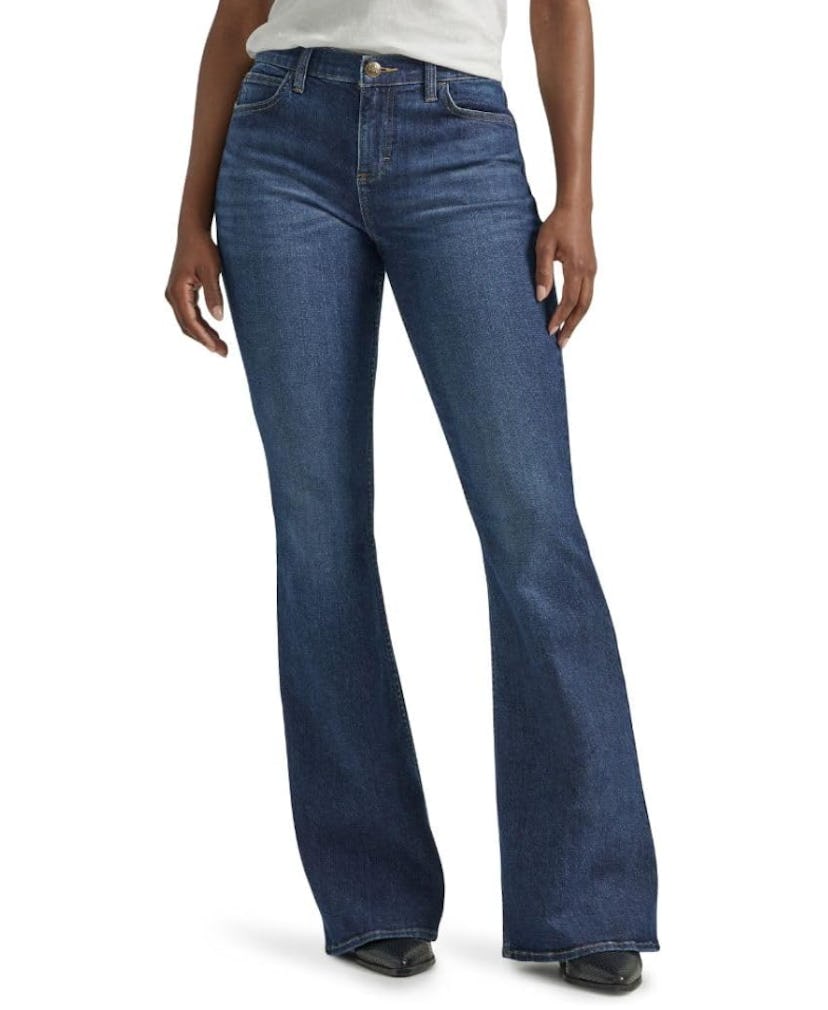 Lee Mid Rise Flare Jean