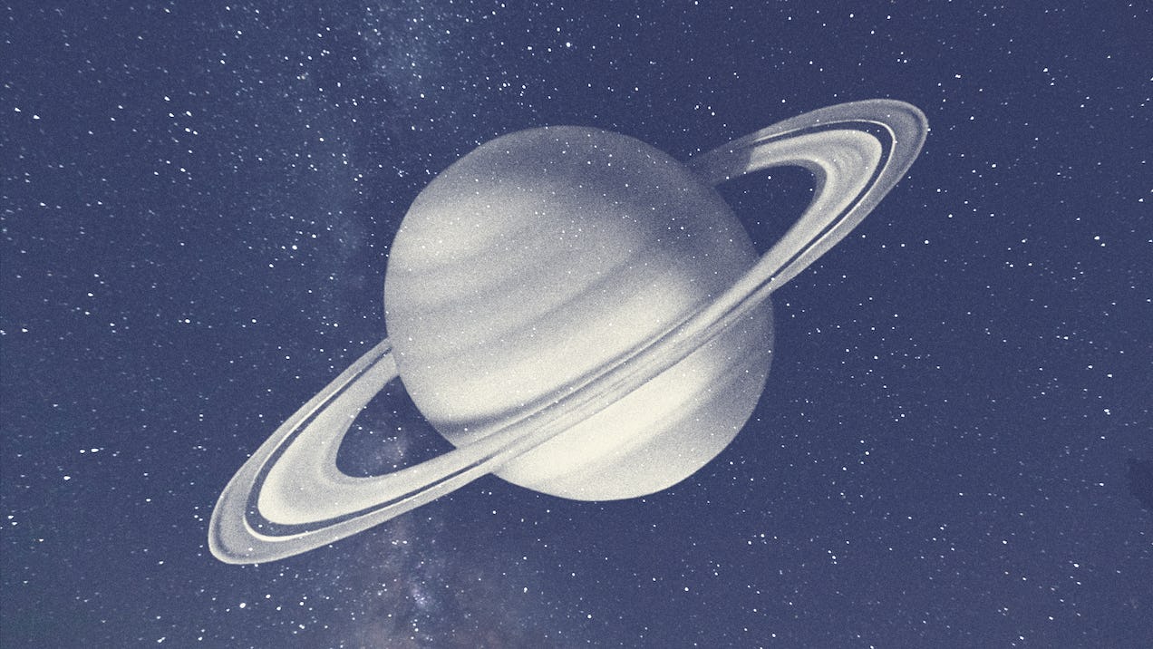 Saturn goes retrograde in June 2024.