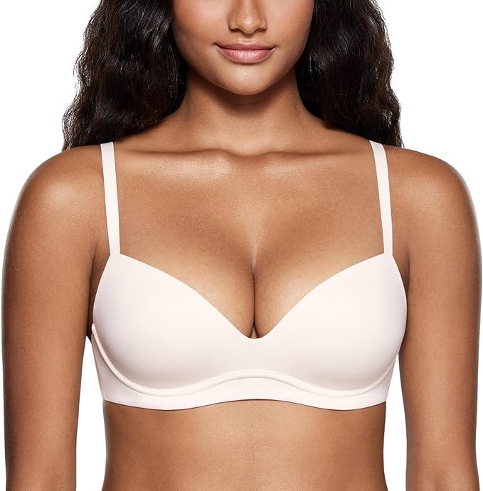 DOBREVA Plunge Push-Up Wireless Bra