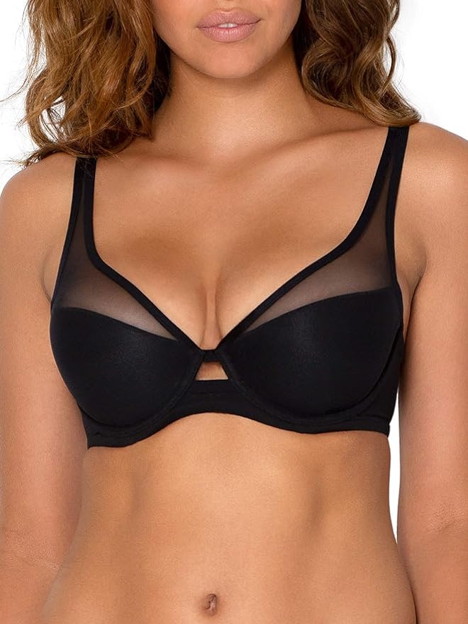 Smart & Sexy Mesh Plunge Bra