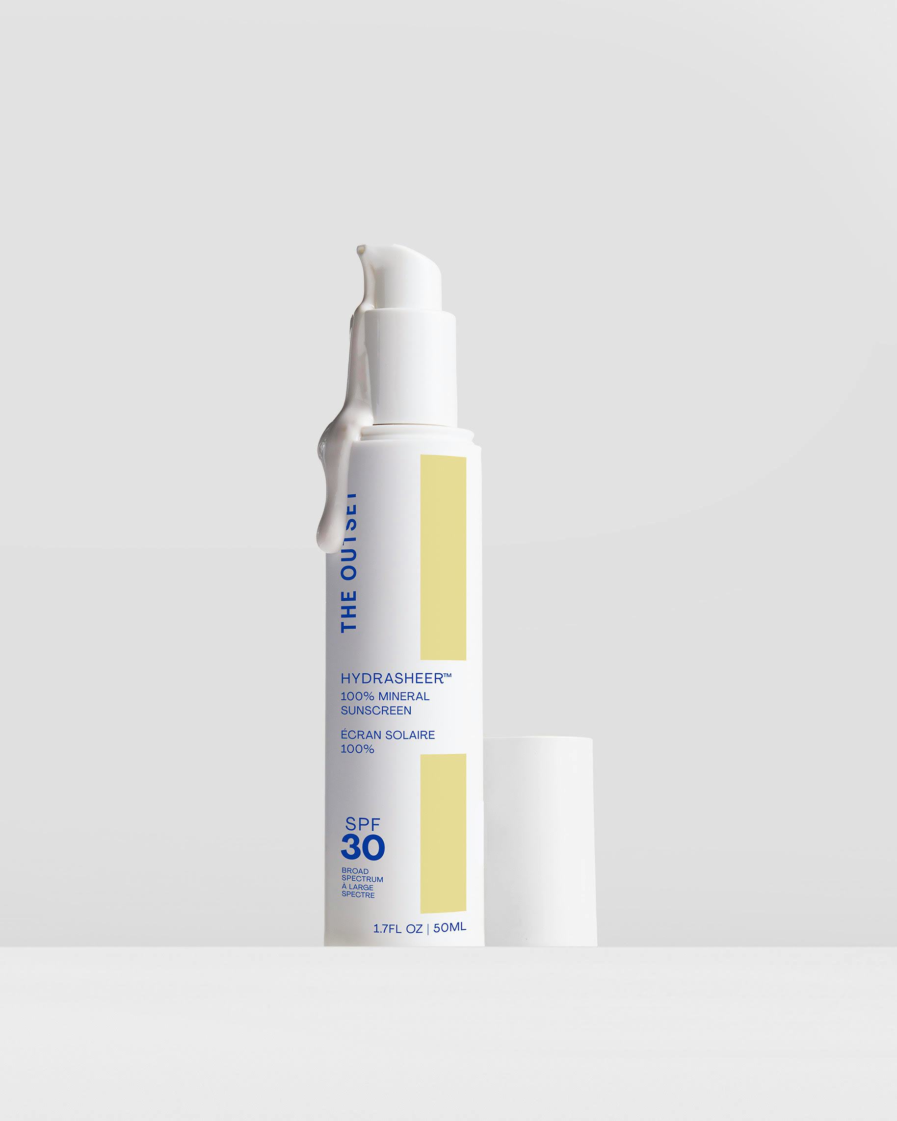 The Outset just dropped their Hydrasheer™ 100% Mineral Sunscreen SPF 30.