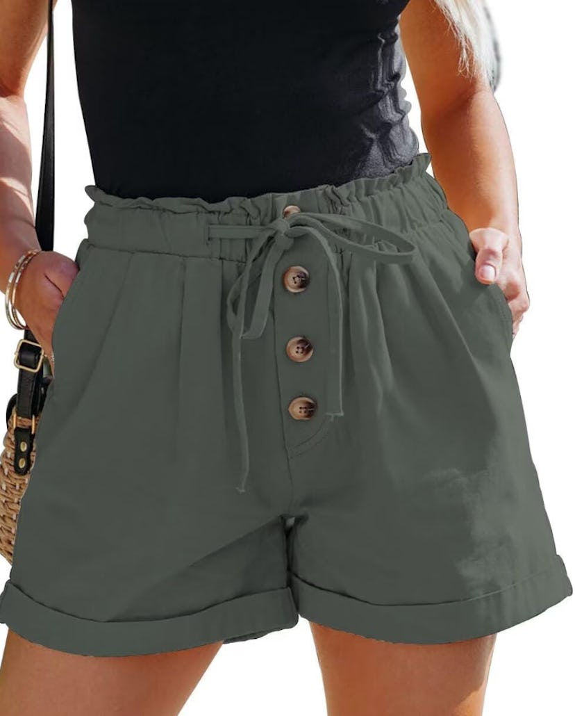 Qacohu Comfy Lightweight Drawstring Shorts