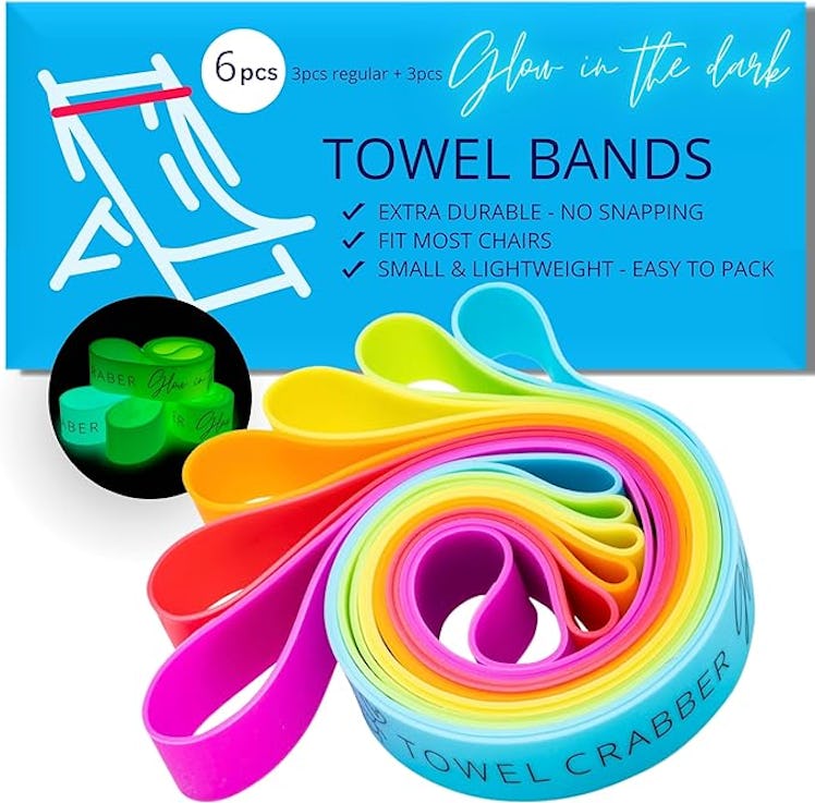 TOWEL CRABBER Towel Bands (6-Pack)