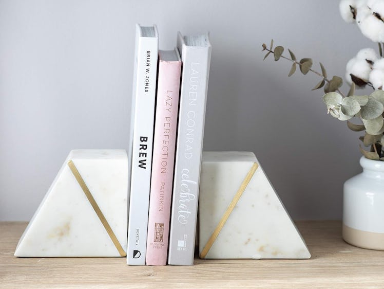 Cork & Mill Marble Book Ends (Set of 2)