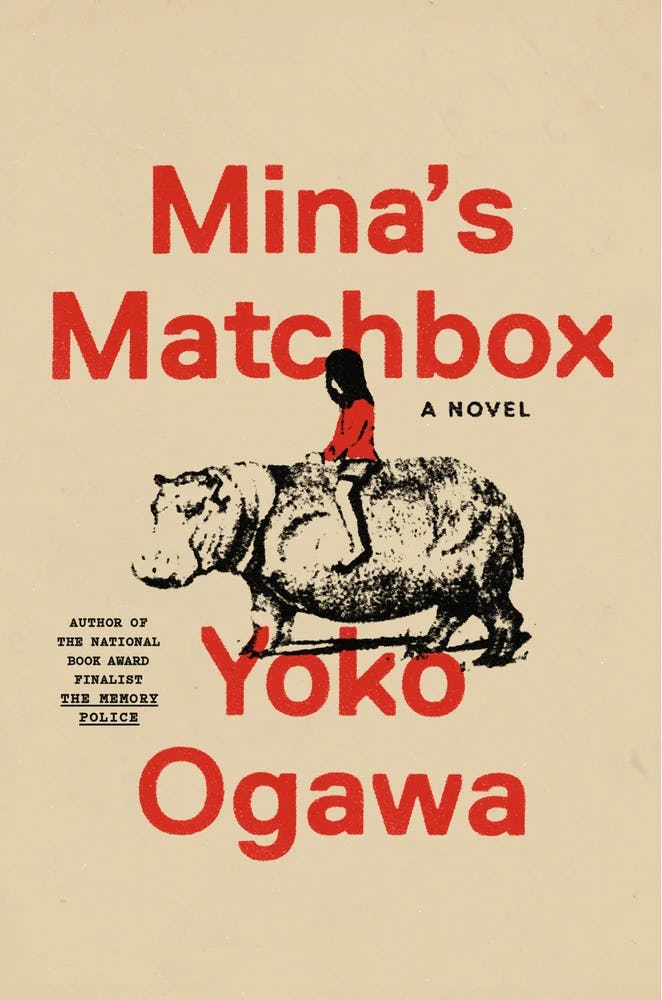 Cover of Mina&rsquo;s Matchbox by Yoko Ogawa.