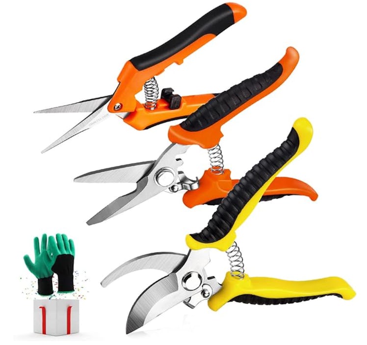 Wevove Pruners Set with Gardening Gloves