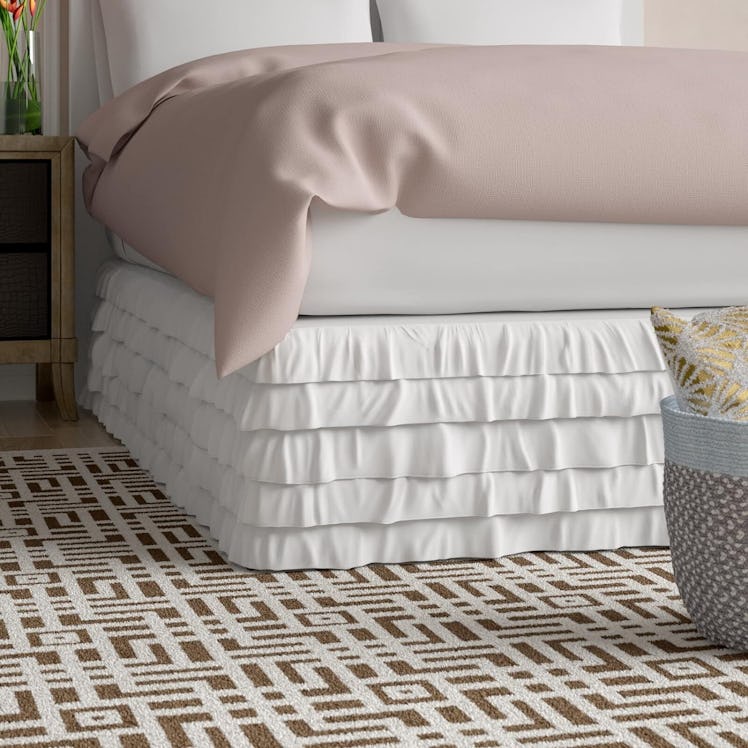 Elegant Comfort Multi-Ruffle Bed Skirt