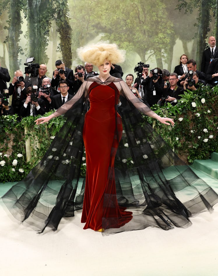 Gwendoline Christie attends The 2024 Met Gala Celebrating "Sleeping Beauties: Reawakening Fashion" a...