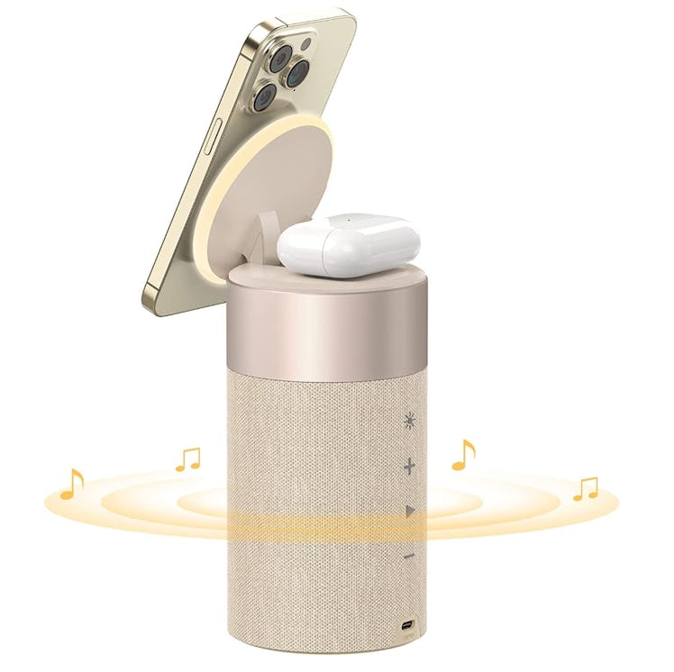 COLSUR Bluetooth Speaker With Wireless Charger
