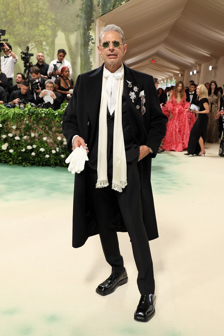 Jeff Goldblum attends The 2024 Met Gala Celebrating "Sleeping Beauties: Reawakening Fashion" at The ...