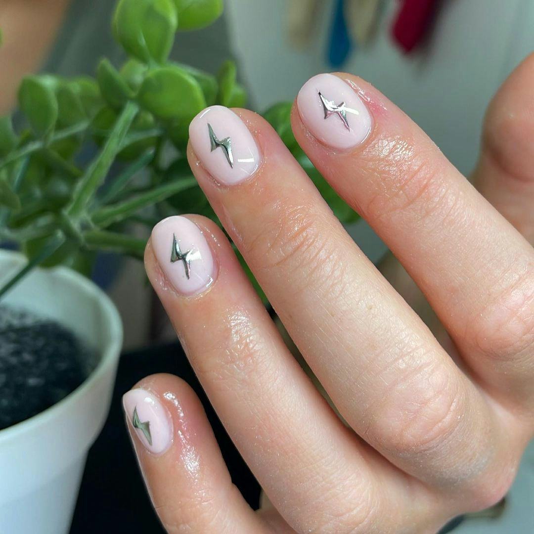 Try nails with a metallic lightning bolt on each one.