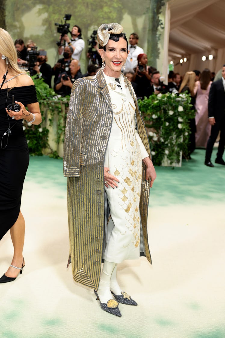 Amy Fine Collins attends The 2024 Met Gala Celebrating "Sleeping Beauties: Reawakening Fashion" at T...