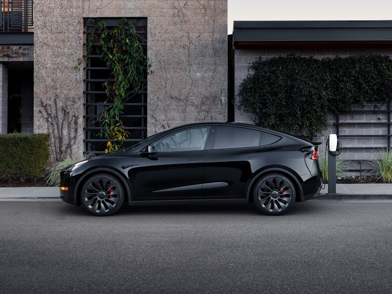 Tesla Model Y charging